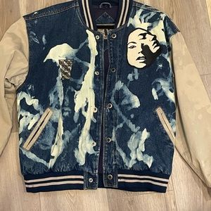 Upcycled 1/1 Denim Jacket Nike Jordan supreme
